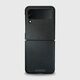 Kožna maskica za Samsung Galaxy Z Flip 3 Obsidian black
