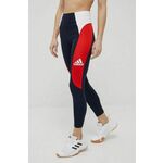 ADIDAS SPORTSWEAR Sportske hlače morsko plava / crvena / bijela