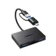69347 - UGREEN 4-portni USB-C/A HUB 2xUSB-A, 1xSD, 1xTF, sivi, 69347 - 69347