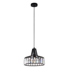 ITALUX MDM-2722/1S A BK | Manzo Italux visilice svjetiljka 1x E27 crno