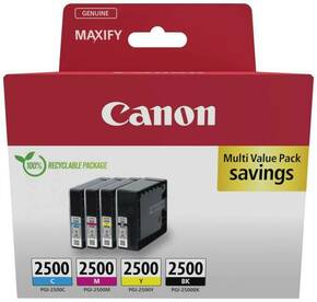 Canon tinta PGI-2500 BK/C/M/Y Multipack original kombinirano pakiranje crn