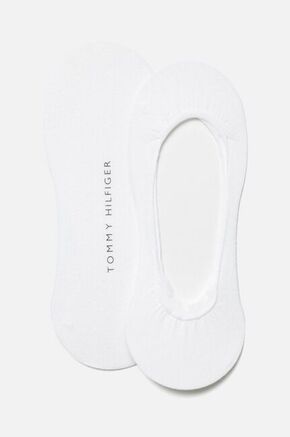 Tommy Hilfiger - Stopalice (2-pack) - bijela. Stopalice iz kolekcije Tommy Hilfiger. Model izrađen od elastičnog