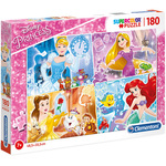 Disney Princeze Supercolor puzzle 180kom - Clementoni