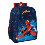 Školski Ruksak Spider-Man Neon Mornarsko plava 33 x 42 x 14 cm