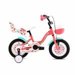 BICIKL 12" FANTASY SVJETLO PINK TIRKIZ DJEČJI