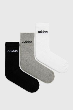 ADIDAS PERFORMANCE Sportske čarape siva / crna / bijela