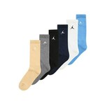 Jordan Čarape pijesak / plava / siva melange / bijela
