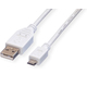 Roline VALUE USB2.0 kabel TIP A(M) na Micro B(M), 0.15m; Brand: ROLINE VALUE; Model: ; PartNo: ; 11.99.8751 - USB Cable with one Type A and one Micro B USB Connector - Meets standard USB 2.0 (transfer rate up to 480 Mbit/s) Specifications -...