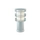 NORLYS 299GA | Stockholm-NO Norlys podna svjetiljka 28cm 1x E27 IP65 sivo, opal