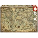 Puzzle Educa karta 3000 Dijelovi , 1840 g