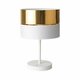 TK LIGHTING 5073 | Hilton-TK Tk Lighting stolna svjetiljka 45cm s prekidačem 1x E27 bijelo, zlatno