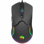Marvo M359 RGB gaming miš, optički, žični, 3200 dpi, 1000 Hz, crni