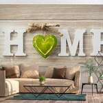Samoljepljiva foto tapeta - Home Heart (Green) 245x175