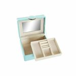 Jewelry box DKD Home Decor 23 x 17 x 10 cm Green Polyurethane MDF Wood