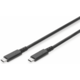 Digitus kabel, USB 4.0 C-C, 0,8m crni (AK-300343-008-S)