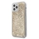Guess GUHCP12SLG4GSLG Apple iPhone 12 mini gold hardcase 4G Liquid Glitter