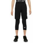 Dječje trenirke Nike Pro Dri-Fit 3/4 Length Tights - black/white