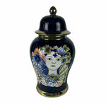 Vase DKD Home Decor Porcelain Black Shabby Chic (22 x 22 x 42 cm)