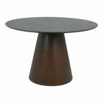 Okrugao blagovaonski stol s pločom stola u dekoru oraha ø 120 cm Bolton – House Nordic