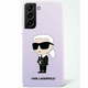Karl Lagerfeld KLHCS23MSNIKBCU Samsung Galaxy S23+ Plus hardcase purple Silicone Ikonik
