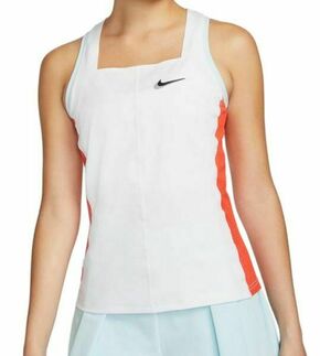 Ženska majica bez rukava Nike Court Dri-Fit Slam Tank - white/team orange/glacier blue/black