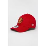 New Era - Kapa Manchester United - crvena. Kapa s šiltom u stilu baseball iz kolekcije New Era. Model izrađen od glatke tkanine.