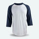 Majica dugih rukava za baseball 550 muška bijelo-plava