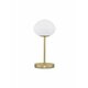 NOVA LUCE 9028850 | Allen Nova Luce stolna svjetiljka 38cm sa prekidačem na kablu 1x E14 zlato mat, opal