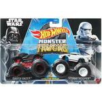 Hot Wheels Monster Trucks: Demolition Doubles Star Wars Darth Vader vs Stormtrooper set od 2 monster autića 1/64 - Mattel