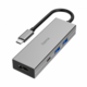 Hama 4 ulaza USB-C™ (3.2 Gen 2) Multiport Hub siva