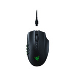 Razer Naga V2 Pro gaming miš, laserski/optički, bežični, 30000 dpi/33000 dpi, crni/plavi