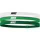 Bend za glavu Nike Elastic Headbands 2.0 3P - white/stadium green/black