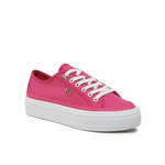 Tenisice Tommy Hilfiger Essential Vulc Canvas Sneaker FW0FW07459 Bright Cerise Pink T1K