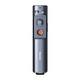 Baseus Orange Dot Multifunctionale remote control for presentation with a green laser pointer gray