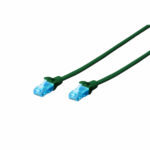 Digitus DK-1644-A-050/G RJ45 mrežni kabeli, patch kabeli cat 6a S/FTP 5.00 m zelena bez halogena, upleteni parovi, sa zaštitom za nosić, vatrostalan 1 St.