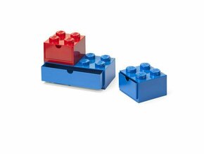 LEGO® stolne kutije s ladicom Multi-Pack 3 kom - crvena
