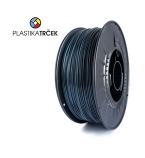 Plastika Trček PLA GLITTER-SATEN-METALIC - 1kg - Metalik Antracit
