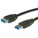 ROLINE Kabel USB 3.0 A-A M/F 1.8m