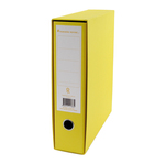 Široki registrator s kutijom A4 žuti