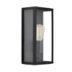 VIOKEF 4170700 | Country Viokef zidna svjetiljka 1x E27 IP44 crno, prozirna