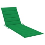 vidaXL Jastuk za ležaljku za sunčanje zeleni 200x70x4 cm od tkanine