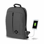 Sivi ruksak s USB priključkom My Valice GALAXY Smart Bag