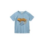 Dječja pamučna majica kratkih rukava Liewood Apia Placement Shortsleeve T-shirt plava LW20678.PPY2