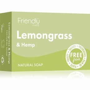 Friendly Soap Natural Soap Lemongrass &amp; Hemp prirodni sapun 95 g