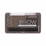 Catrice Brow Powder Set paletica za obrve Waterproof 4 g nijansa 020 Ash Brown za žene