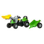 Rolly Toys traktor na pedale Deutz-Fahr + utovarivač + prikolica