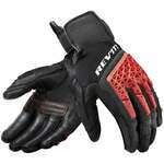 Rev'it! Gloves Sand 4 Black/Red M Rukavice