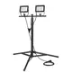 Double spotlight 2x30W SMD LED 5400lm on tripod 1.8m