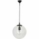 ALDEX 562G5 | Globo-AL Aldex visilice svjetiljka kuglasta 1x E27 crno, prozirno