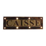 Svijetleća tablica Antic Line Caisse